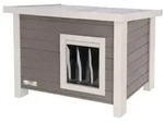Kerbl Eco-katzenhaus Eli Katzenhaus Haus F&uuml;r Katzen Schutzhaus 57x45x43 Cm