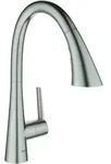 Eh-sp&uuml;ltischbatterie Zedra 322942 C-ausl. Azb 3-strahl-sp&uuml;lbr. Supersteel