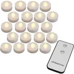Teelichter Led +300h Elektrisch Flackernd Mit Fernbedienung Mit Batterien Flammenlose