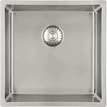 3d-sp&uuml;le Capp50r10 Edelstahl Sp&uuml;lbecken - Integral-siebkorb&uuml;berlaufventil -