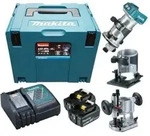 Akku-multifunktionsfr&auml;se Drt50rtjx2 18v Makpac 2x5,0 Ah Akku Aufladeger&auml;t - Makita