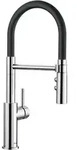 Catris S - Sp&uuml;ltischarmatur Mit Flexiblem Rahmen Und Geschirrbrause, Schwarz/chrom