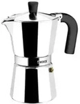 Silberner Aluminium-kaffeebereiter Mit 6 Liter Glaskeramik. Monix