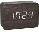 Tfa Dostmann - 60.2549.01 Funk Wecker Holz, Schwarz Alarmzeiten 1