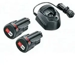 Akku Starter Set 12v (2 Akku,12 Volt System, Ladeger&auml;t) - Bosch