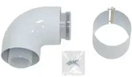 Vaillant - Bogen 87 Grad Brennwert Luft-/abgasf&uuml;hrung Pp 60/100 Mm