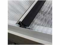 Vitavia Windsicherung für Gewächshausplatten schwarz 6 mm HKP (6700/7500)