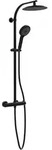 Madura Fresh &Uuml;berkopfbrause-set, Schwarz Matt