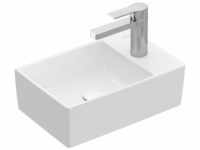 Villeroy&boch - Memento 2.0 Handwaschbecken, 400 x 260 mm, 1 Hahnloch, ohne