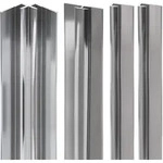 Zubeh&ouml;rset F&uuml;r Decodesign Duschr&uuml;ckw&auml;nde, Beinhaltet 2 Endprofile, 1 Eckverbinder