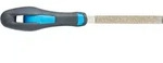 Diamant-werkstattfeile Flachstumpf 100mm D251 (mittel) F&uuml;r Harte Werkstoffe...