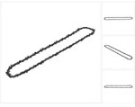 X-cut S93g Halbmei&szlig;el S&auml;gekette 36 Cm 14' 52 Tg 3/8" Mini 1,3 Mm ( 5854042-52 ) -