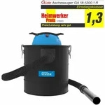 G&uuml;de - Aschesauger Kaminsauger Sauger 1200 Watt Filter Selbstreinigung 18 Liter