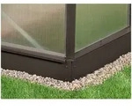 Vitavia - Stahlfundament '3000' F&uuml;r Gew&auml;chshaus 'calypso', Schwarz, 3000 / 154 X