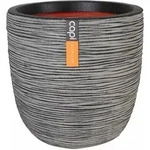 Capi Jardiniere Nature Rib 43 X 41 Cm Anthracite Kofz933 424243