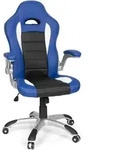 Gaming Stuhl / B&uuml;rostuhl Game Sport Blau / Schwarz Hjh Office