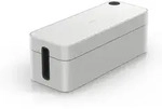 Kabelbox Cavoline Box L (f&uuml;r 5-fach Steckdosenleiste, Mit Gummif&uuml;&szlig;en, 406 X 139 X