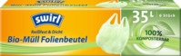 Bio-m&uuml;ll Folienbeutel 20 L Gr&uuml;n Mit Tragegriff
