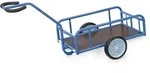 Fetra Handwagen Mit Gel&auml;nder 250mm Hoch 795x445mm Ladefl&auml;che Vollgummibereifung
