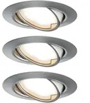 Paulmann 93421 Base Einbauleuchte 3er Set Led Led 15 W Eisen (geb&uuml;rstet)