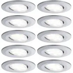 Paulmann Led-bad-einbauleuchte 10er Set 60 W Chrom (matt)