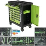 Trutzholm &reg; - Werkstattwagen 7 Schubladen 254 Tlg. Chrom Seitent&uuml;r Premium Xxl