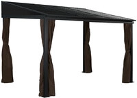 Aluminium Terrassen&uuml;berdachung Portland 1012 Anthrazit 288x367x240 Cm - Sojag