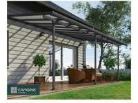 Palram-canopia - Aluminium Terrassenüberdachung Feria Anthrazit 295x610x305 cm