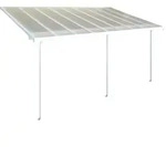 Palram - Canopia Aluminium Terrassen&uuml;berdachung Feria Wei&szlig; 295x546x305 Cm