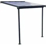 Canopia Aluminium Terrassen&uuml;berdachung Mit Doppelstegplatten 'sierra', Anthrazit,