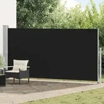 Ausziehbare Seitenmarkise 160x500 Cm Schwarz - Vidaxl