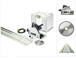 Festool Ts 55 Rebq-plus-fs Tauchs&auml;ge 1200 W 160 Mm + F&uuml;hrungsschiene ( 576007 ) -