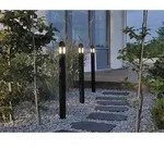 Konstsmide Lighting - 3er Set Wegeleuchte Amalfi Schwarz Mit Erdspie&szlig;, 10m