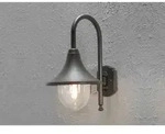 Konstsmide - Au&szlig;enwandleuchte Bari Im Landhausstil Aus Aluminium Schwarz, H&ouml;he 44cm