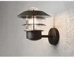 Konstsmide - Stylische Au&szlig;en Wandlaterne Modena Stehend, Aluminium Schwarz, H&ouml;he