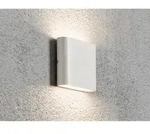 Konstsmide - Led Au&szlig;enwandleuchte Chieri, Up And Down Alu In Wei&szlig;, H&ouml;he 9cm Breite