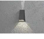 Konstsmide - Up/down Au&szlig;enwandleuchte Imola, Anthrazit, 6 Watt High-power-leds, Ip44