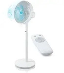 Domo - Stand-+ Tischventilator 100/70cm Mit Aroma Diffuser, Timer & Fernbedienung