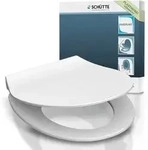 Sch&uuml;tte - Duroplast Wc-sitz Slim White, Mit Absenkautomatik Und Schnellverschluss