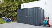Globel Industries Metall M&uuml;lltonnenbox, M&uuml;lltonnenverkleidung, Tonnendepot "easy