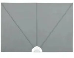 Faltbarer Terrassen-seitenf&auml;cher Grau 300&times;200 Cm Vidaxl