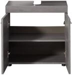 Trendteam Waschbeckenunterschrank Runnerbad Rauchsilber 58 X 57 X 30 Cm
