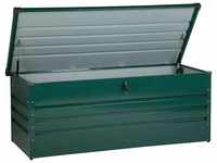 Auflagenbox dunkelgrün Metall 165x70 cm Garten Terrasse - Grün