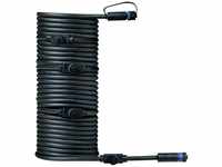 Paulmann - Plug & Shine Kabel in schwarz IP68 10m 5 Anschlüsse - black