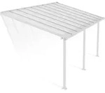 Canopia Aluminium Terrassen&uuml;berdachung Olympia Wei&szlig; 295x546x305 Cm - Palram