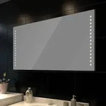 Badspiegel Mit Led-leuchten 100&times;60 Cm Vidaxl