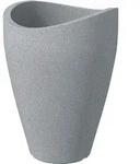 Wave Globe High 54, Hochgef&auml;&szlig;/blumentopf/pflanzk&uuml;bel, Rund, Aus Kunststoff Farbe: