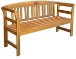 Gartenbank 157 Cm Massivholz Akazie - Vidaxl