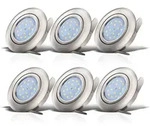 B.k.licht - Einbauspot 12er Set 68mm Lochma&szlig; - 230v, 4,8w, 400lm, Led, Warmwei&szlig;,