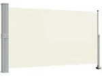 Vidaxl Patio Retractable Side Awning 140 X 300 Cm Cream